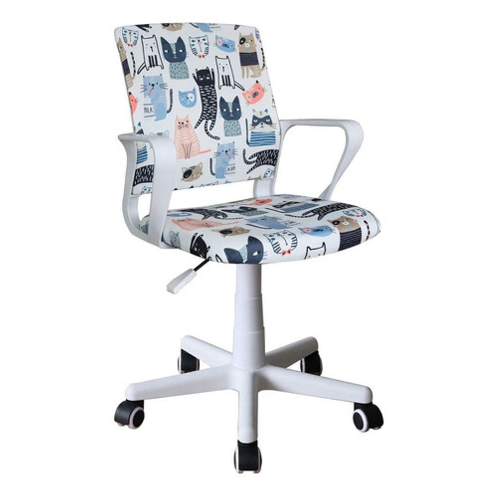 Cadeira Escritorio Office Cartoon Cat Lover Giratoria
