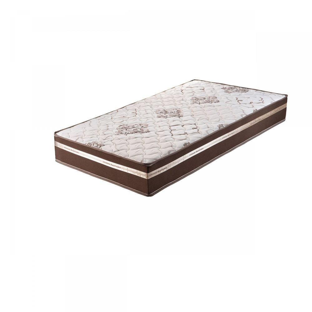 Colchão Solteiro Espuma Strong 24x88x188cm Hellen Colchões Marrom
