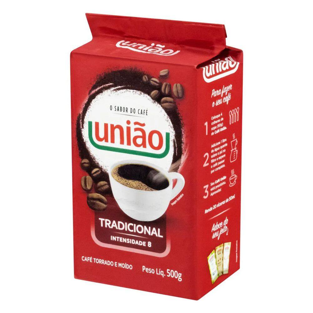 Kit com 3 Café Tradicional à Vácuo 500g União