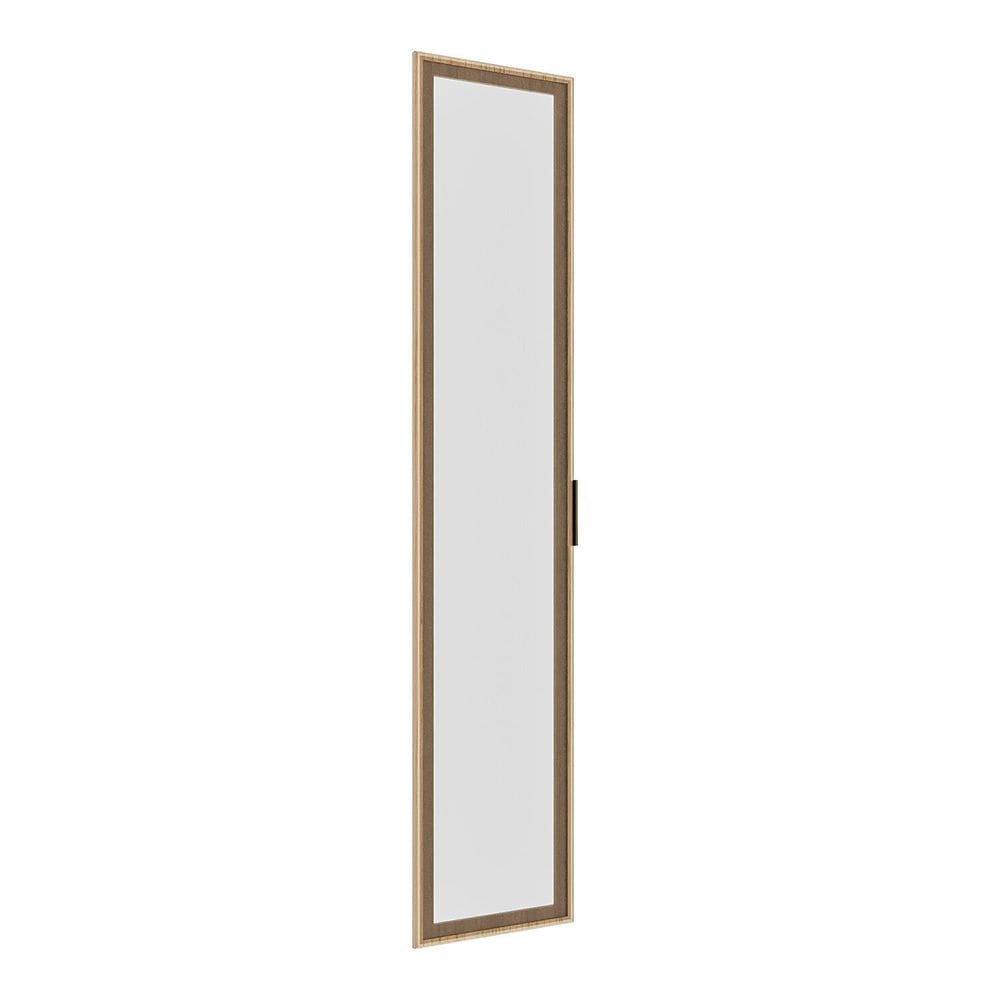 Porta Reflecta para Módulo de Canto Linear Closet sem Porta Jade Cabecasa Madeiramadeira Avelã