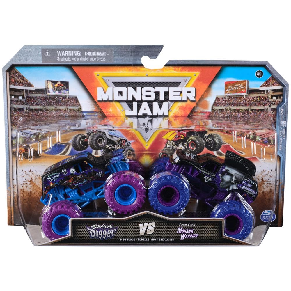 Toy Monster Trucks Monster Jam Son Uva Digger Vs Mohawk 1:64