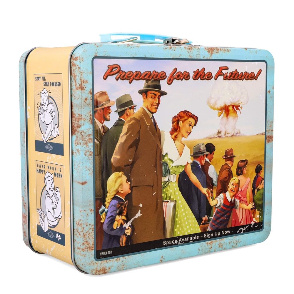 Lancheira Toynk Fallout Vault-Tec Prepare-se para o Metal do Futuro