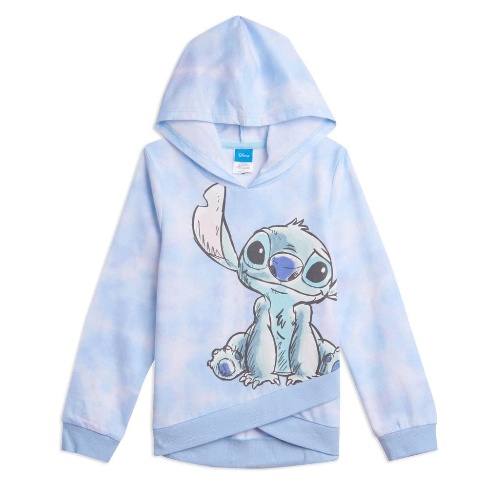 Pulôver Disney Lilo & Stitch French Terry azul 10-12