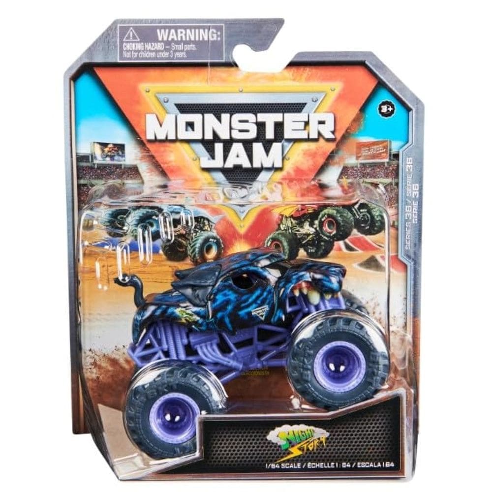 Caminhão fundido sob pressão Monster Jam Night Storm Crazy Creatures 1:64