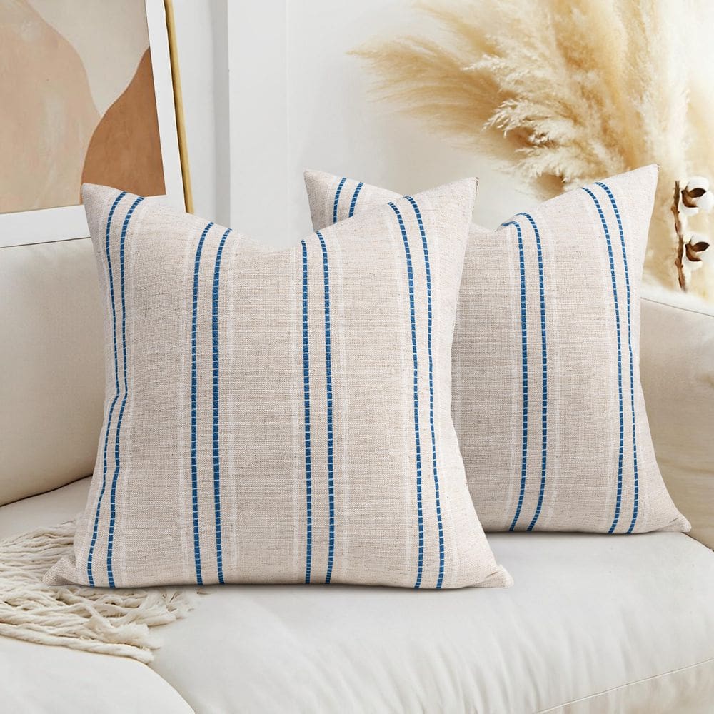 Capas de almofada AELS Decorative Farmhouse Linen 50x50cm
