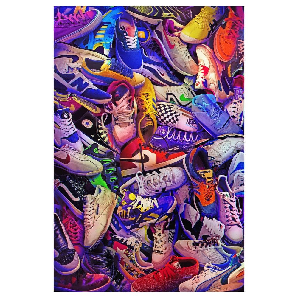 Quebra-cabeça Sneakerheads: quebra-cabeça divertido de 1000 peças