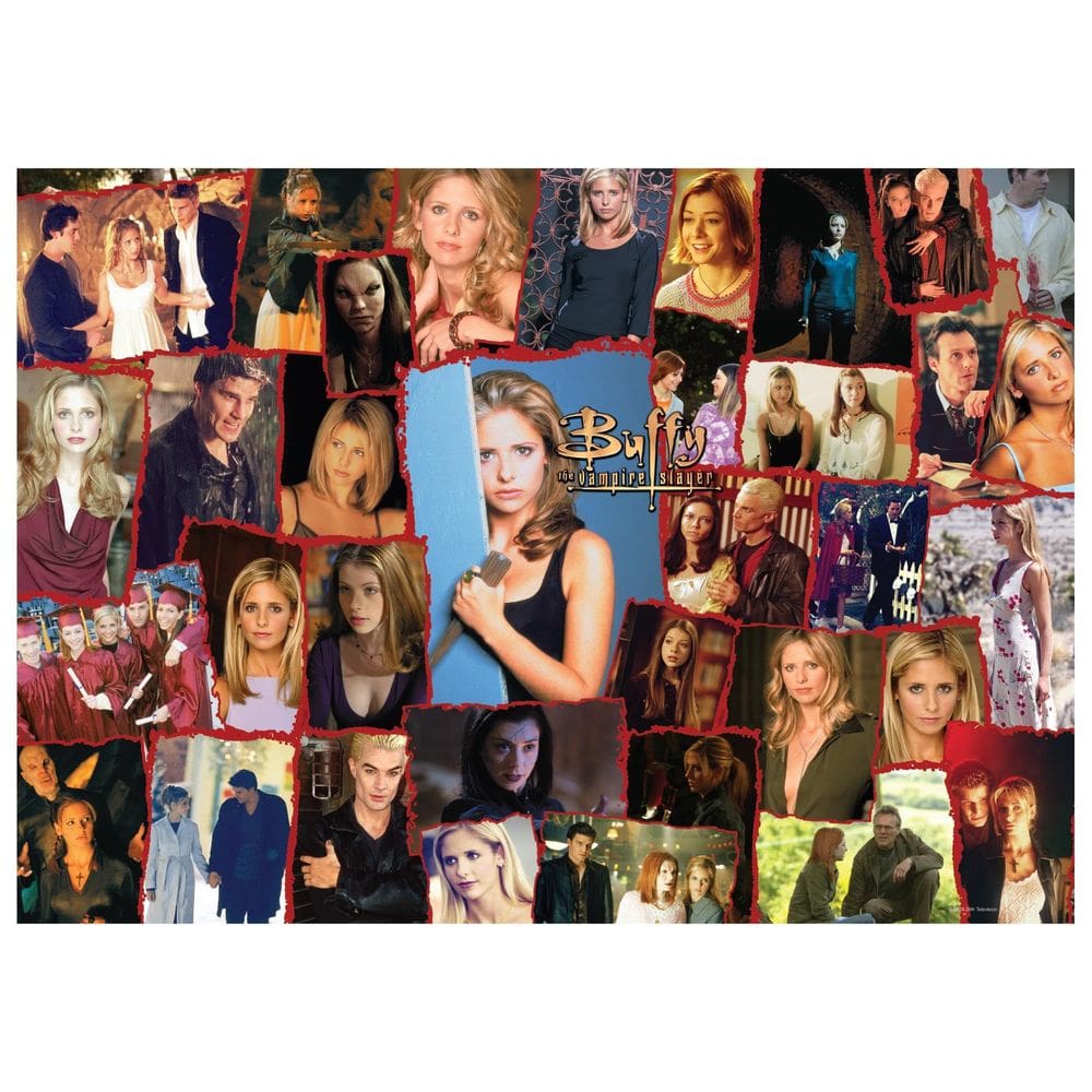 Quebra-cabeça Toynk Buffy The Vampire Slayer Collage 1000 peças