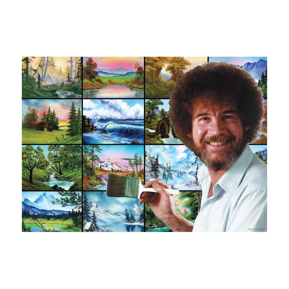 Quebra-cabeça Toynk Bob Ross These Things Live 1000 Pieces