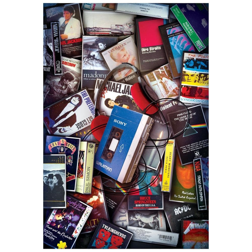 Quebra-cabeça Toynk 80s Cassette Music atinge 1000 peças