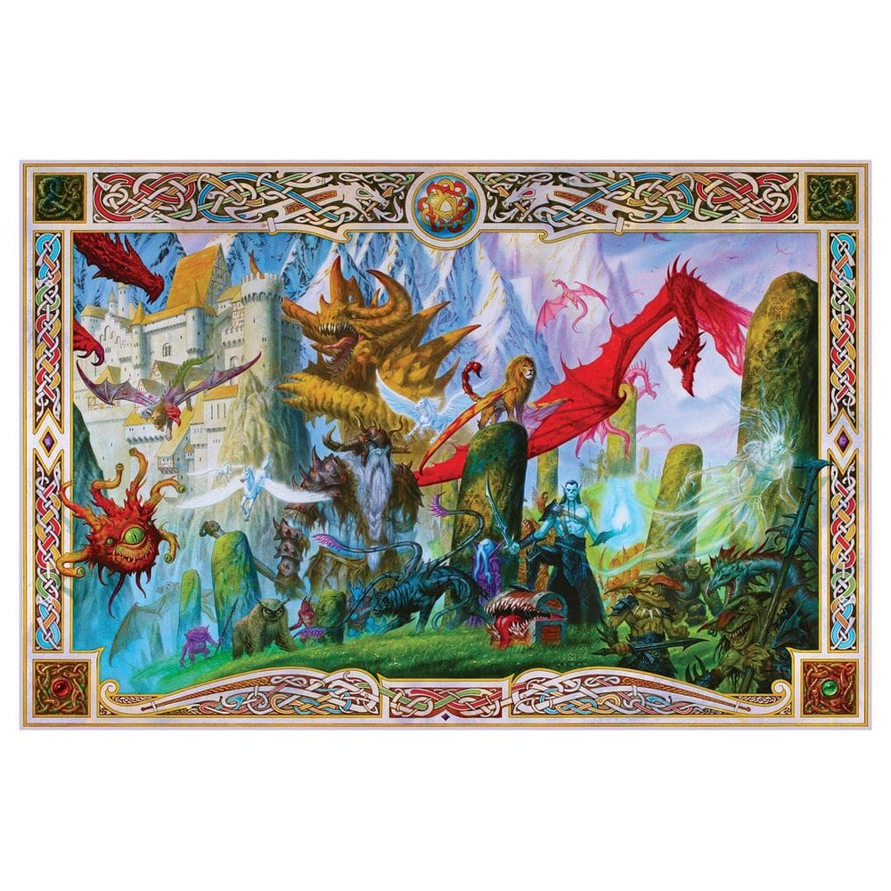 Quebra-cabeça Toynk Dungeon Denizens Mythical Monster 1000 unidades