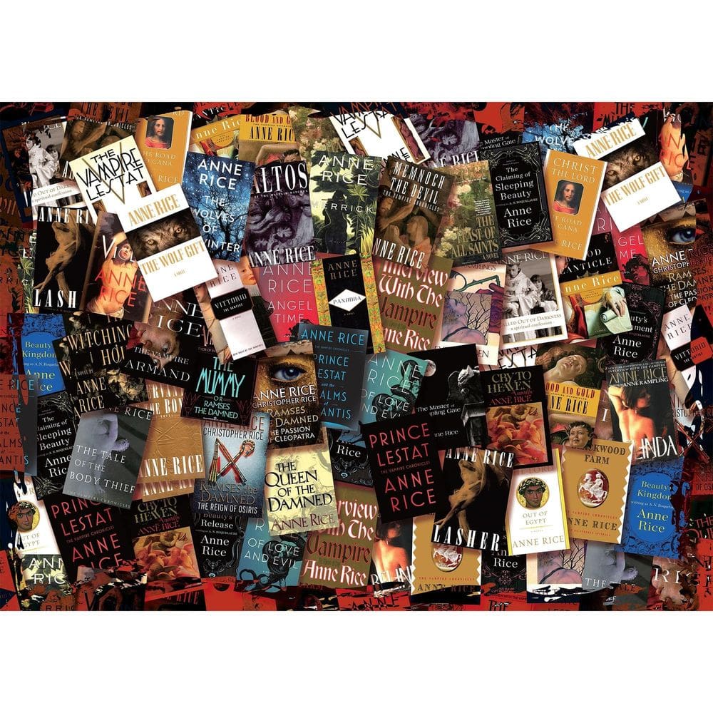 Quebra-cabeça Biblioteca de livros de terror Toynk Queen Anne