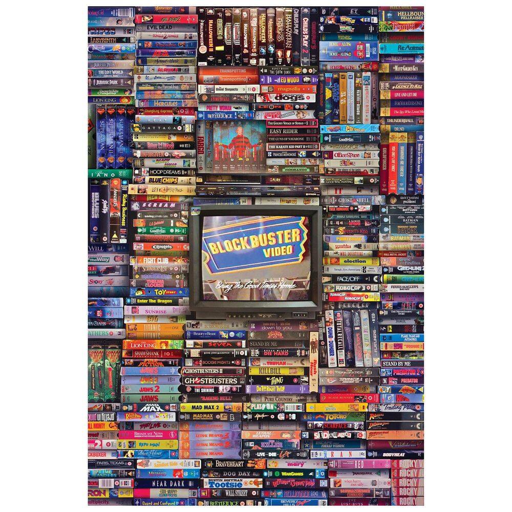 Quebra-cabeça Toynk Blockbuster Era 1000 peças para crianças/adultos