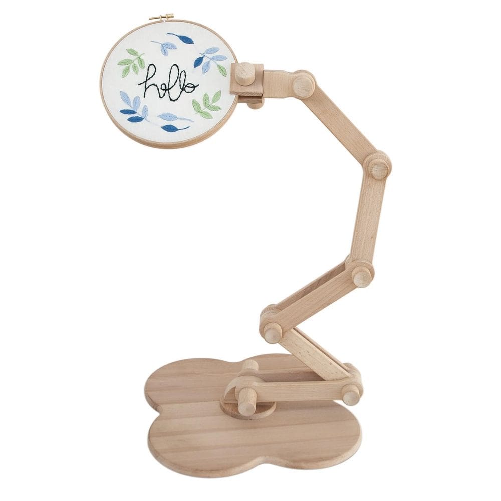 Suporte de argola bordado Lampstop Rotated Cross Stitch