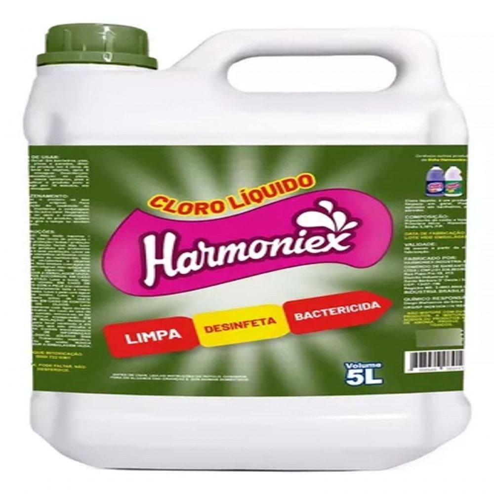 Kit com 2 Cloro Líquido Galão 5L Harmoniex