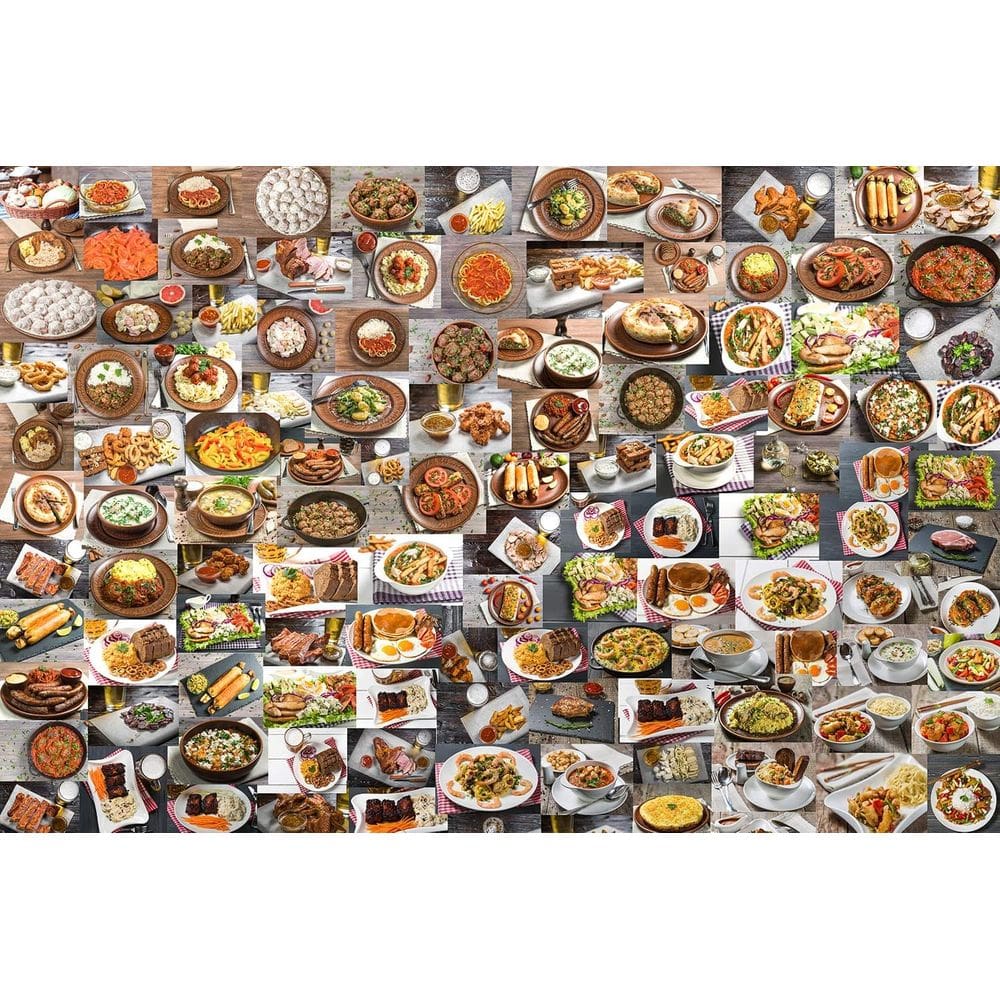 Quebra-cabeça Toynk Food 1000 peças para adultos e crianças