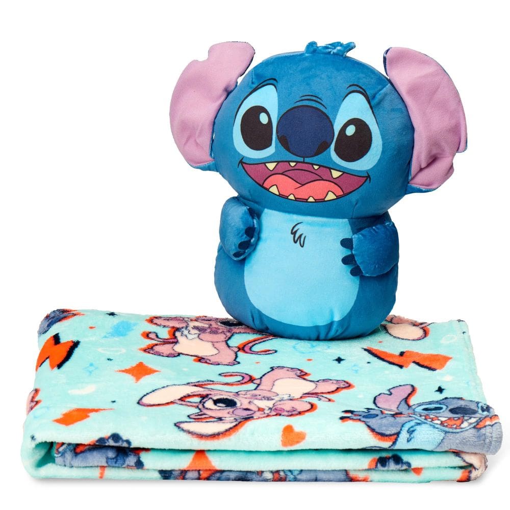 Conjunto Throw and Hugger Disney Lilo and Stitch Squeezy Stitch