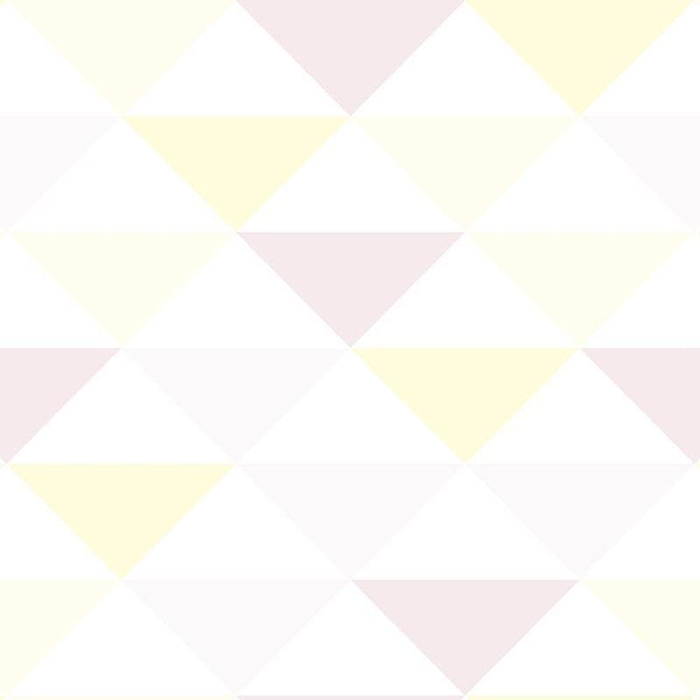 Papel De Parede Adesivo Geométrico Claro - 3,0M