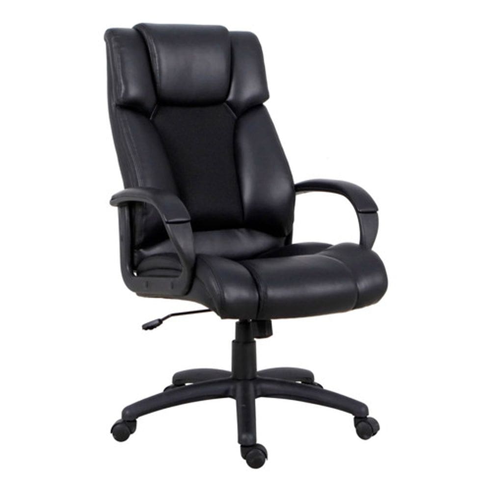 Cadeira Escritorio Presidente Ultra Confort Black Ate 150kg