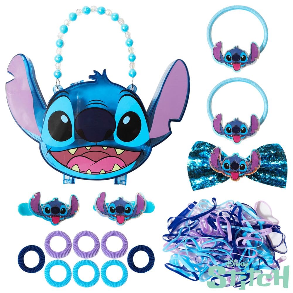 Estojo de acessórios de cabelo LUV HER Disney Stitch para meninas a partir de 3 anos