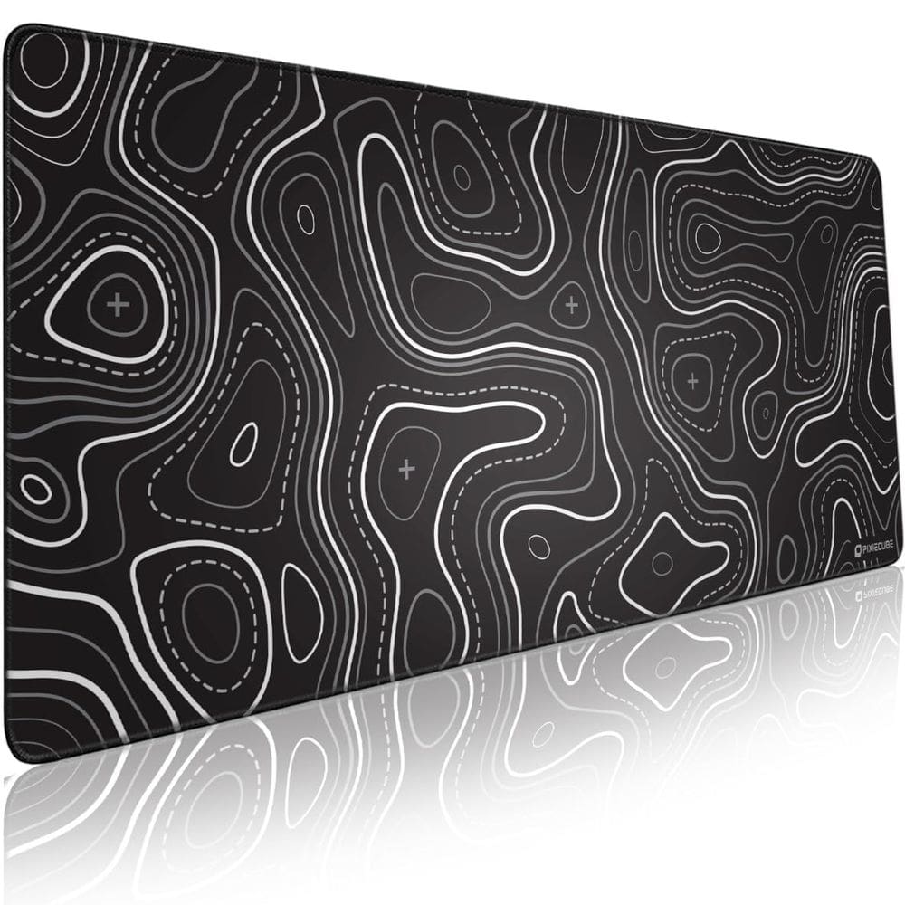 Tapete de mesa Glittery Garden Minimalist Topographic Map XXL
