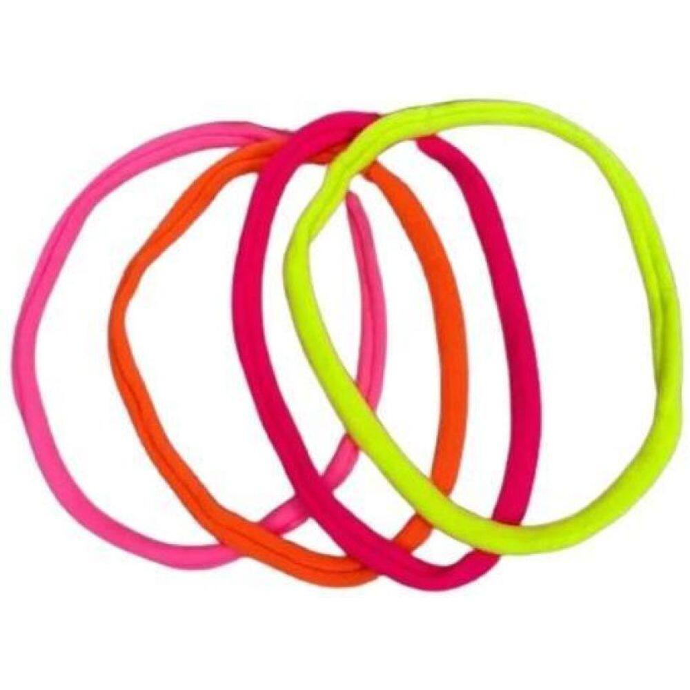 Elásticos Para Cabelo Tipo Tiara Coloridos Infantil- 8Un