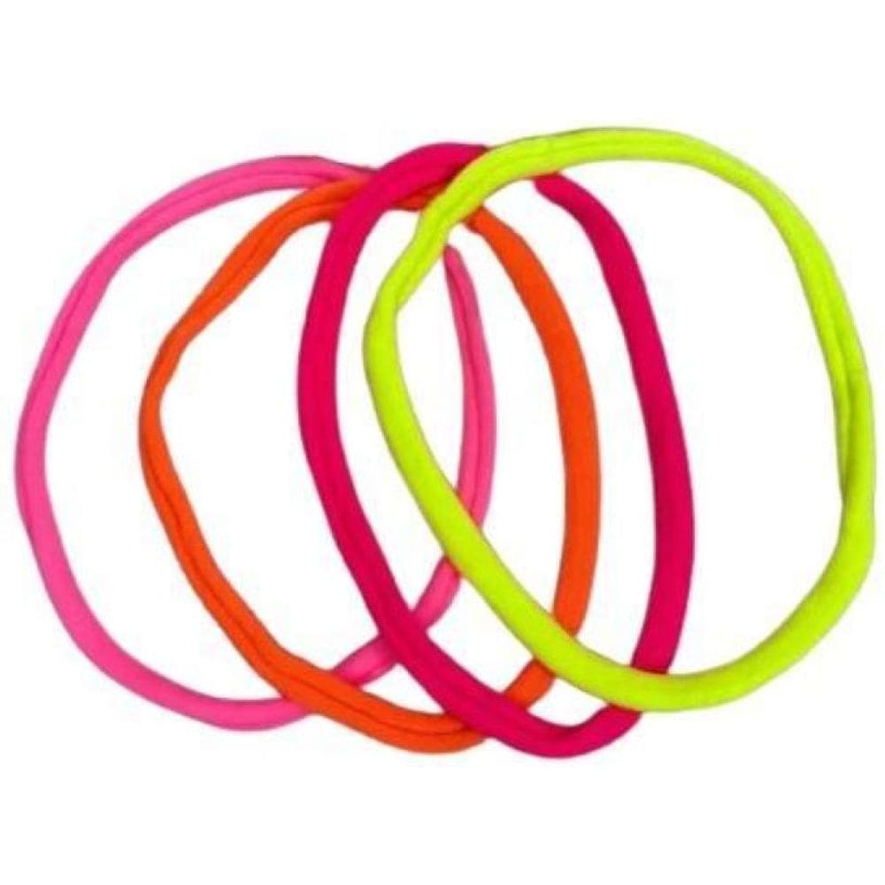Elásticos Para Cabelo Tipo Tiara Coloridos Infantil- 8Un