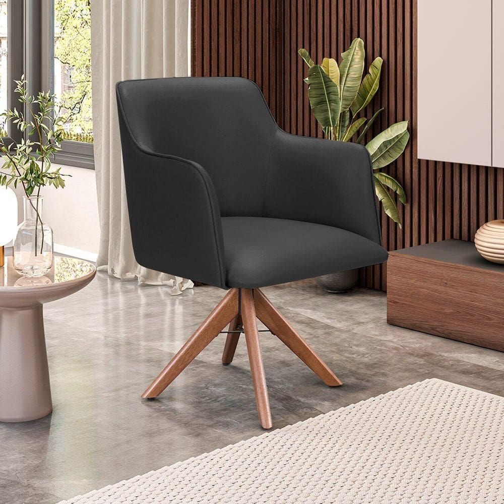 Cadeira para Sala de Estar Marquesa Preto