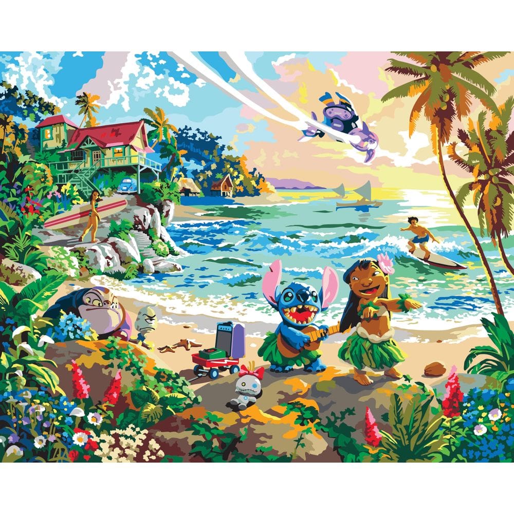 Kit de pintura por números Cra-Z-Art Disney Dreams Thomas Kinkade