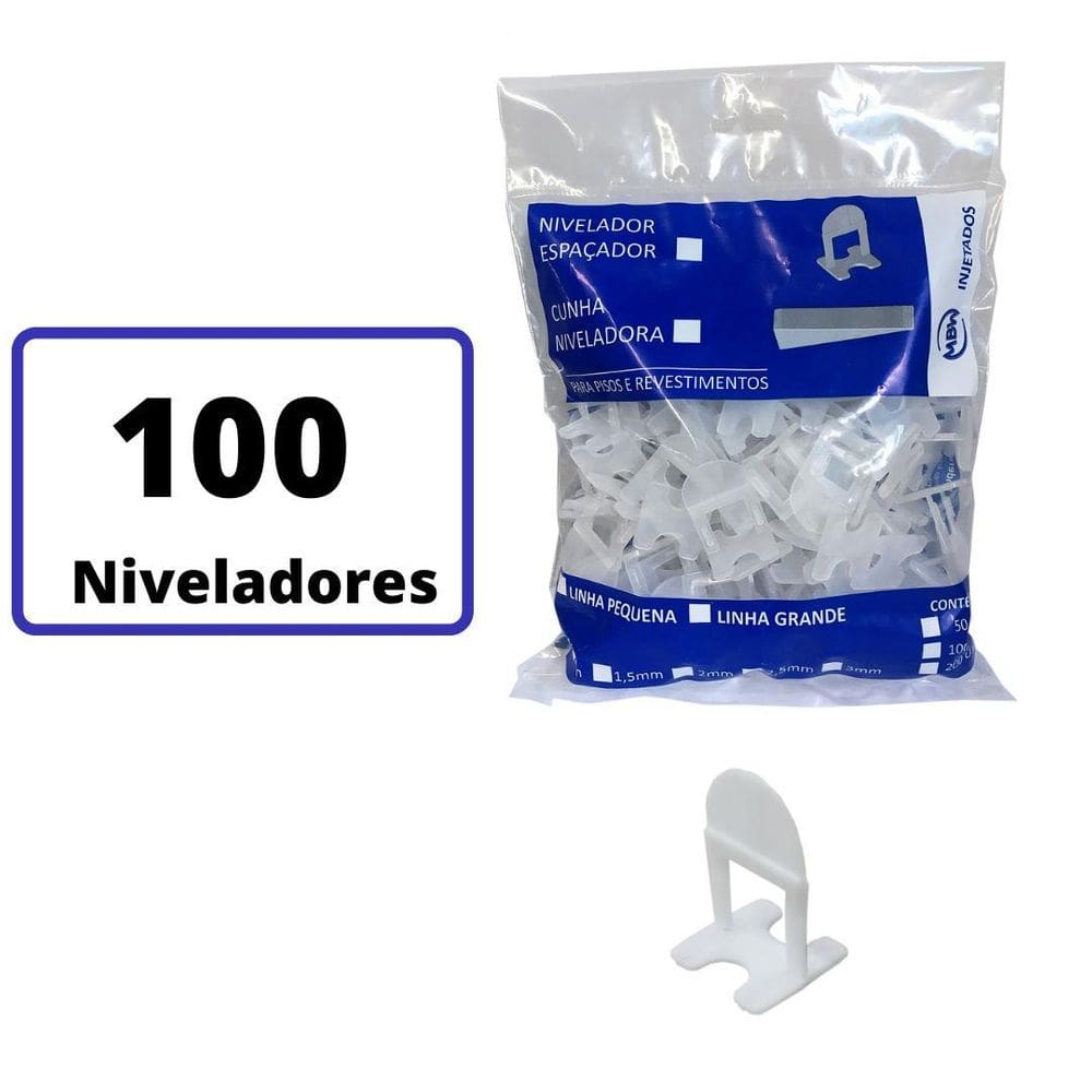 Espaçador Nivelador 1,5Mm 100 Un