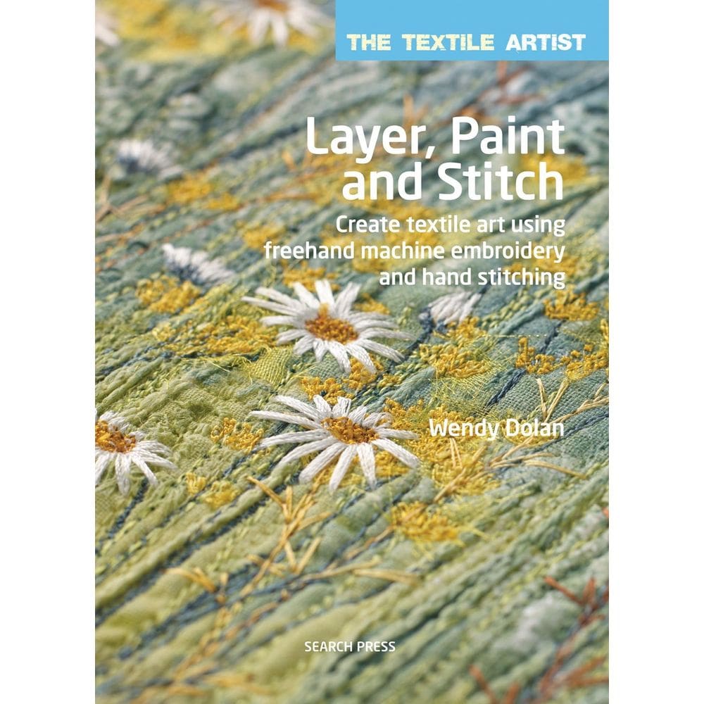 Camada, pintura e costura de livros: crie arte têxtil (artista têxtil)