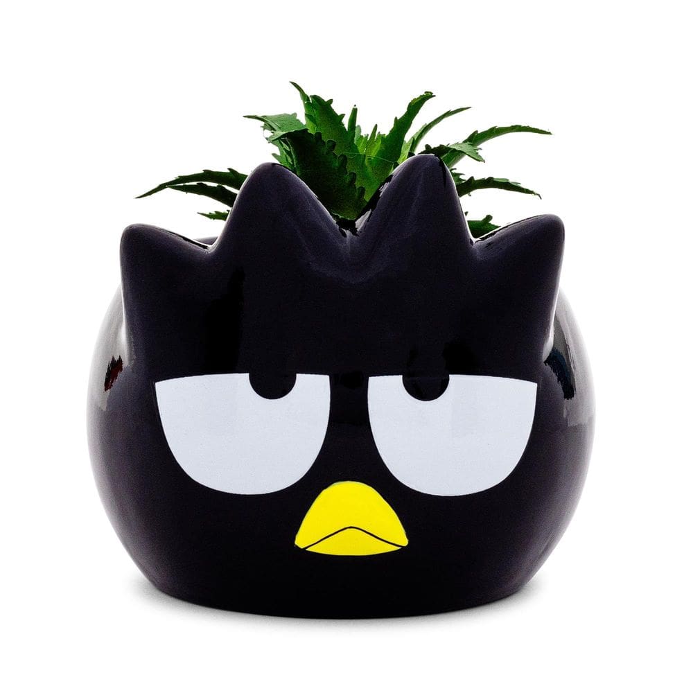 Mini plantadeira Sanrio Badtz-Maru Cerâmica com Suculenta Artificial