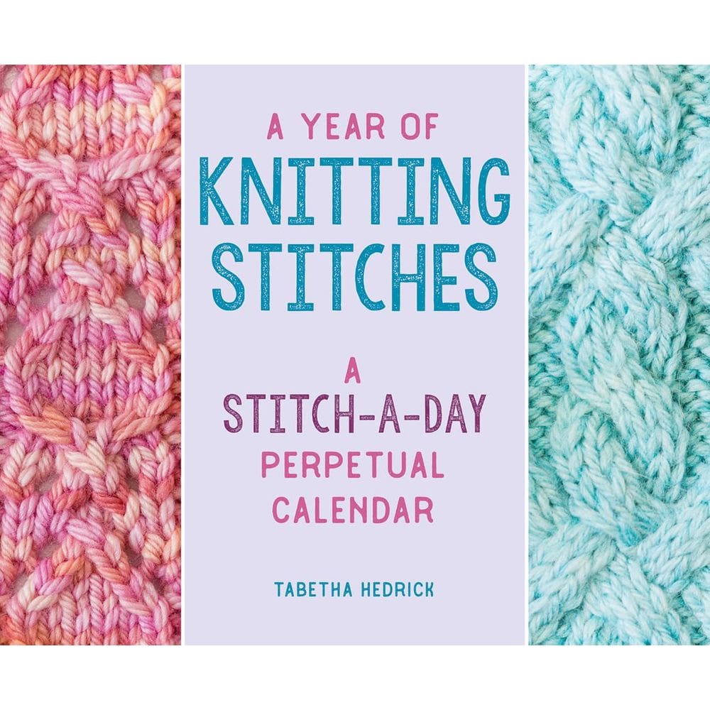 Calendário perpétuo Stackpole Books A Year of Knitting Stitch