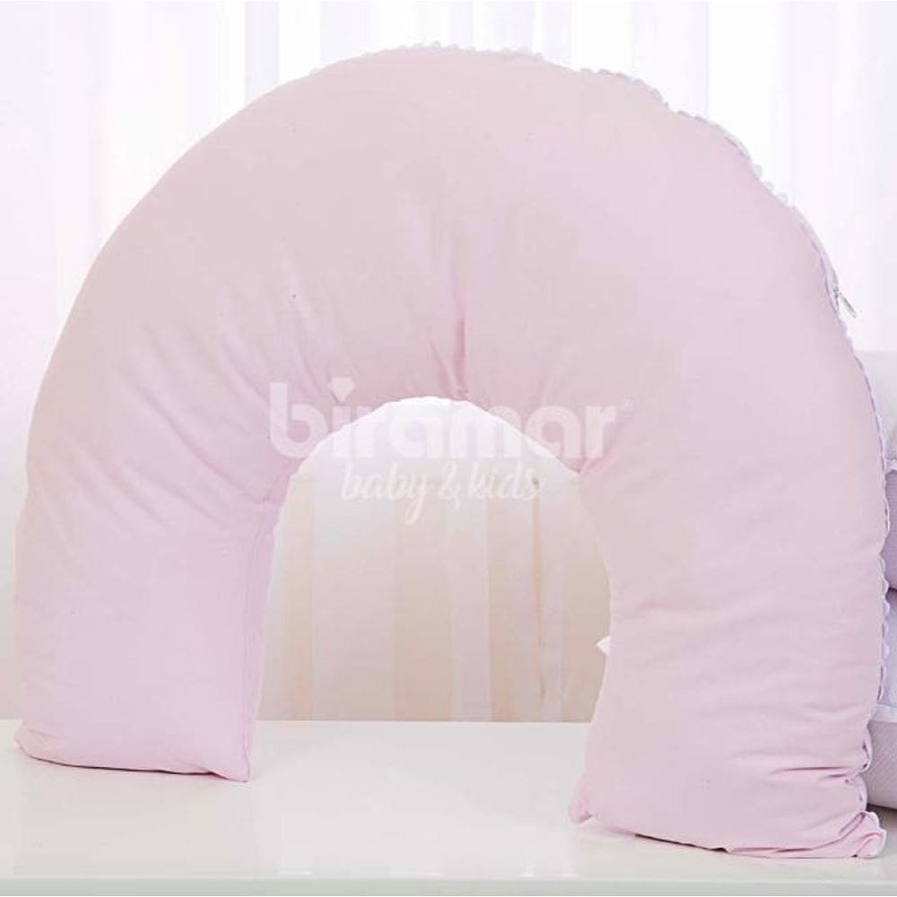 Almofada De Amamentação Para Bebê Percal Rosa