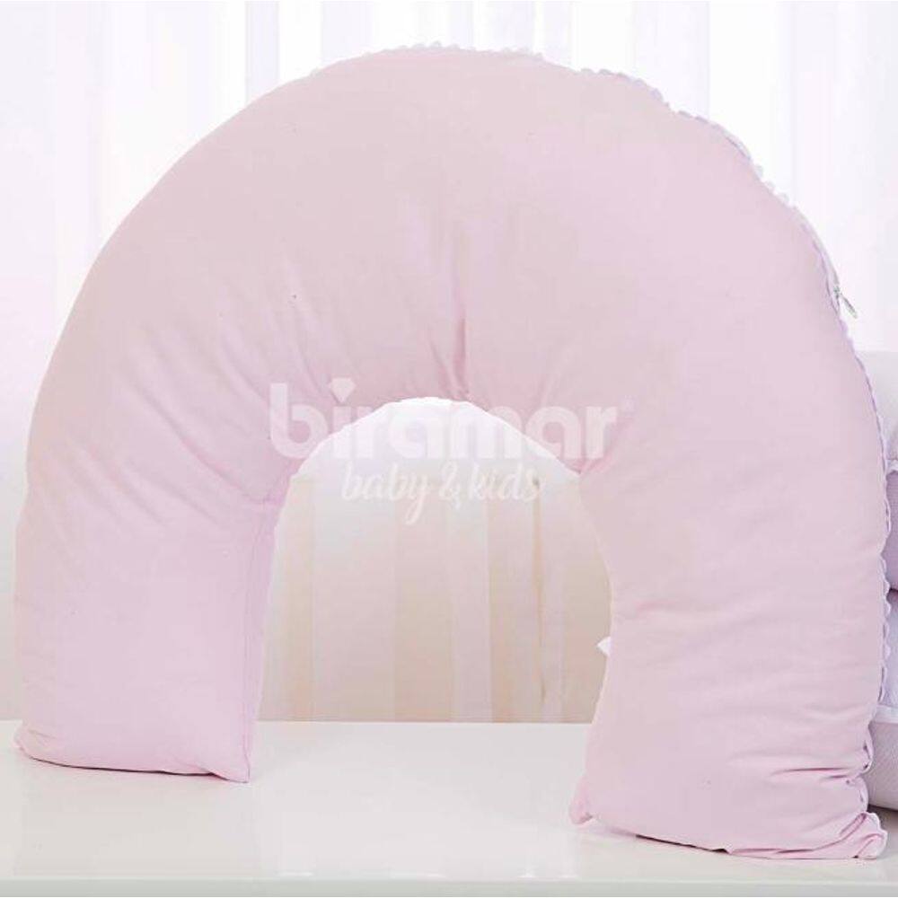 Almofada De Amamentação Para Bebê Percal Rosa