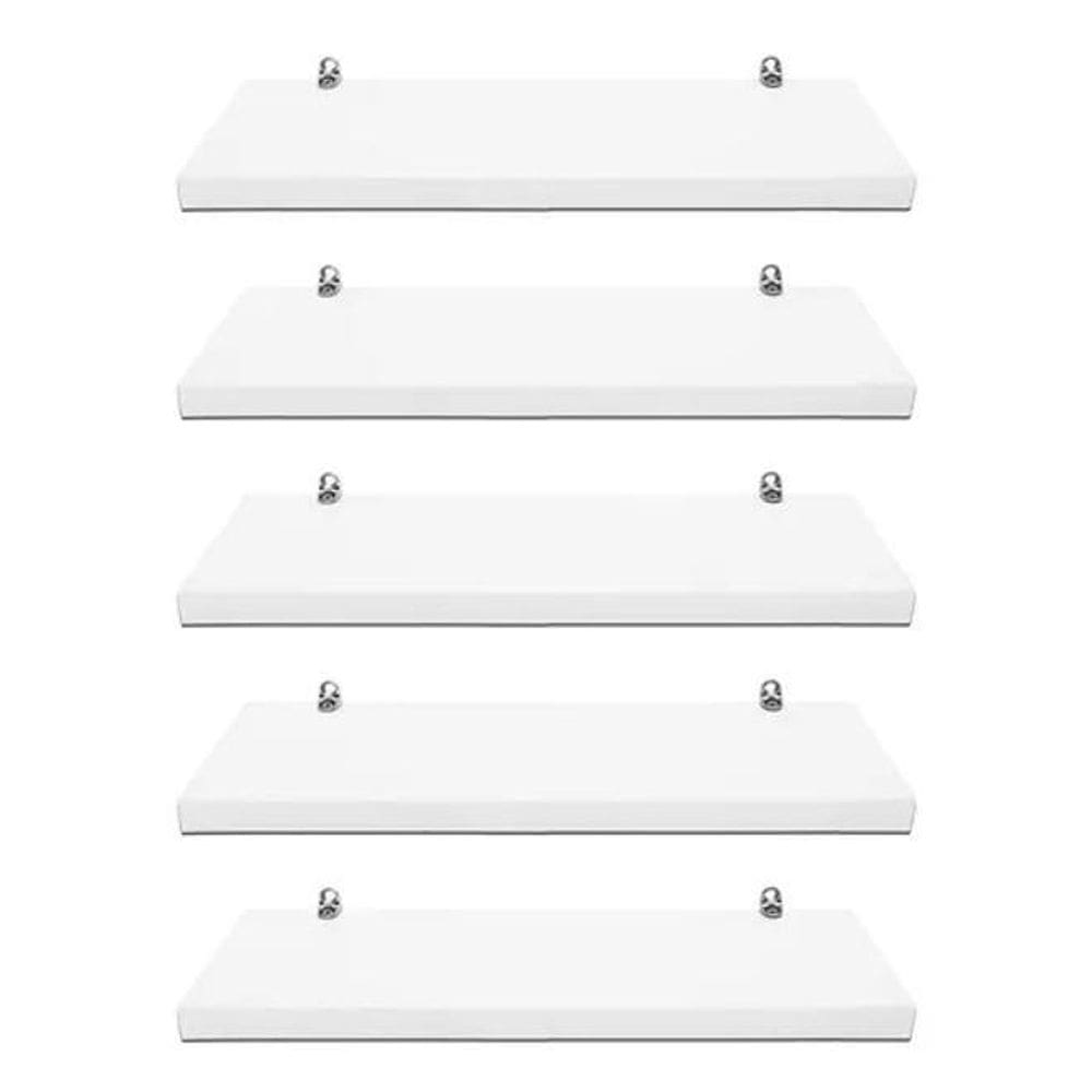 Jogo 5 Prateleiras Decorativas Infantil Porta Livros Mdf