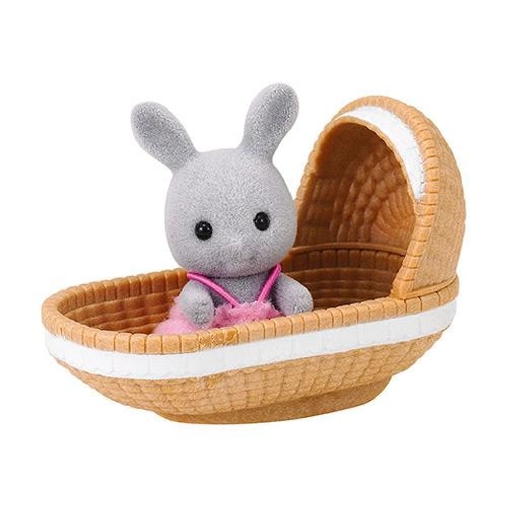 Sylvanian Families Bebê Coelho Com Berço