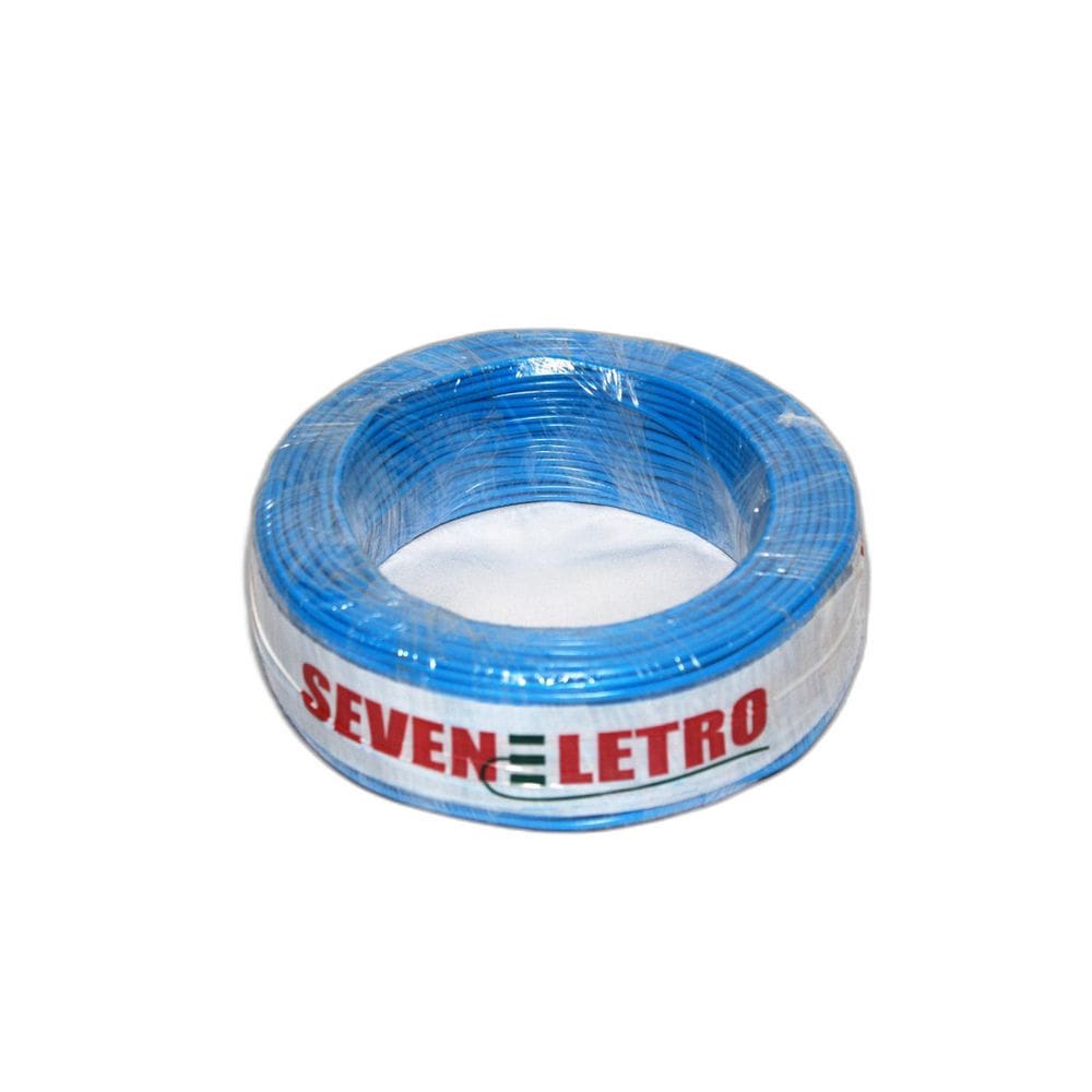 Fios Elétrico Antichamas Flexível 2,5 Mm - 100 Metros Azul.