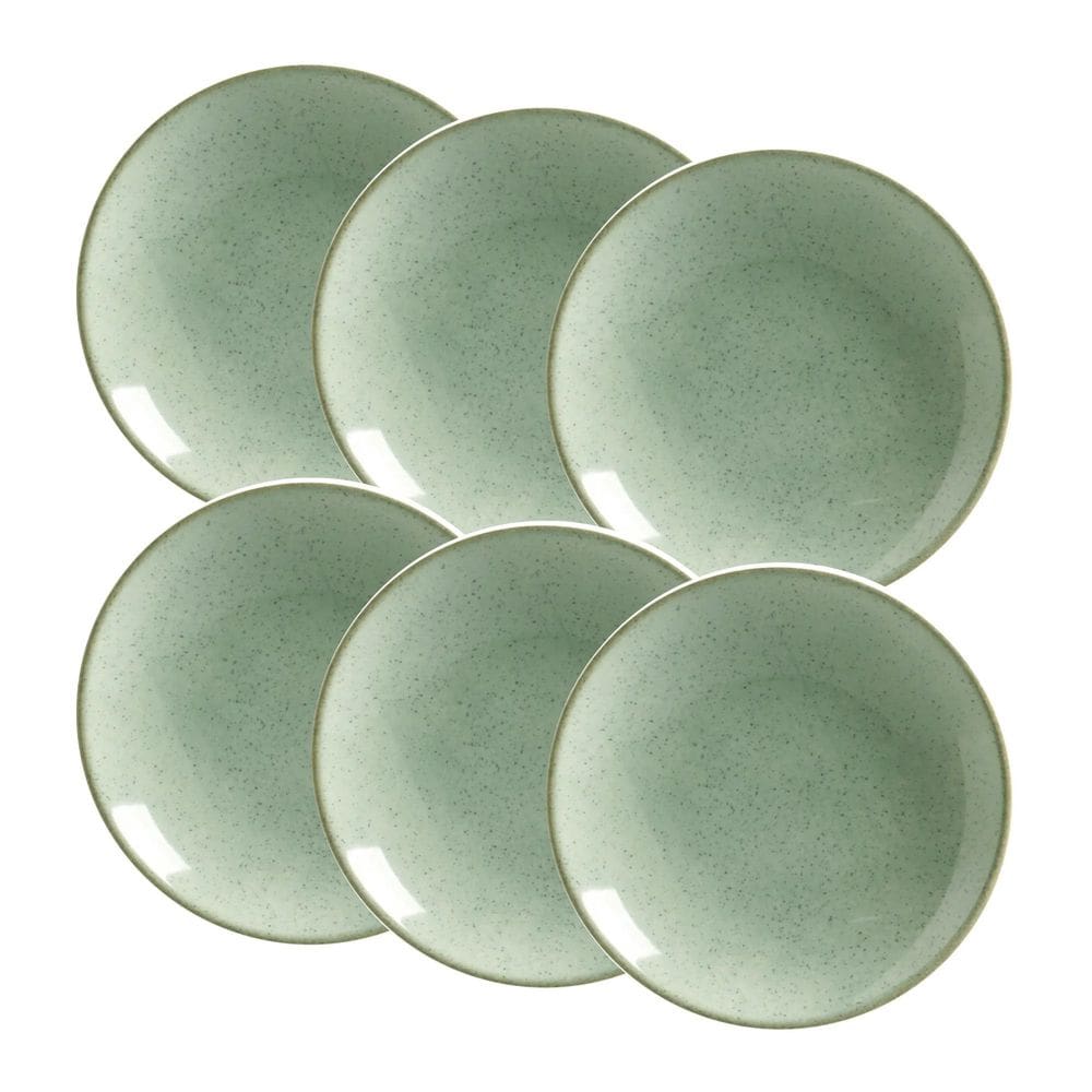 Conjunto de 6 Pratos Fundo em Cerâmica Coup Provance 25cm - Alleanza