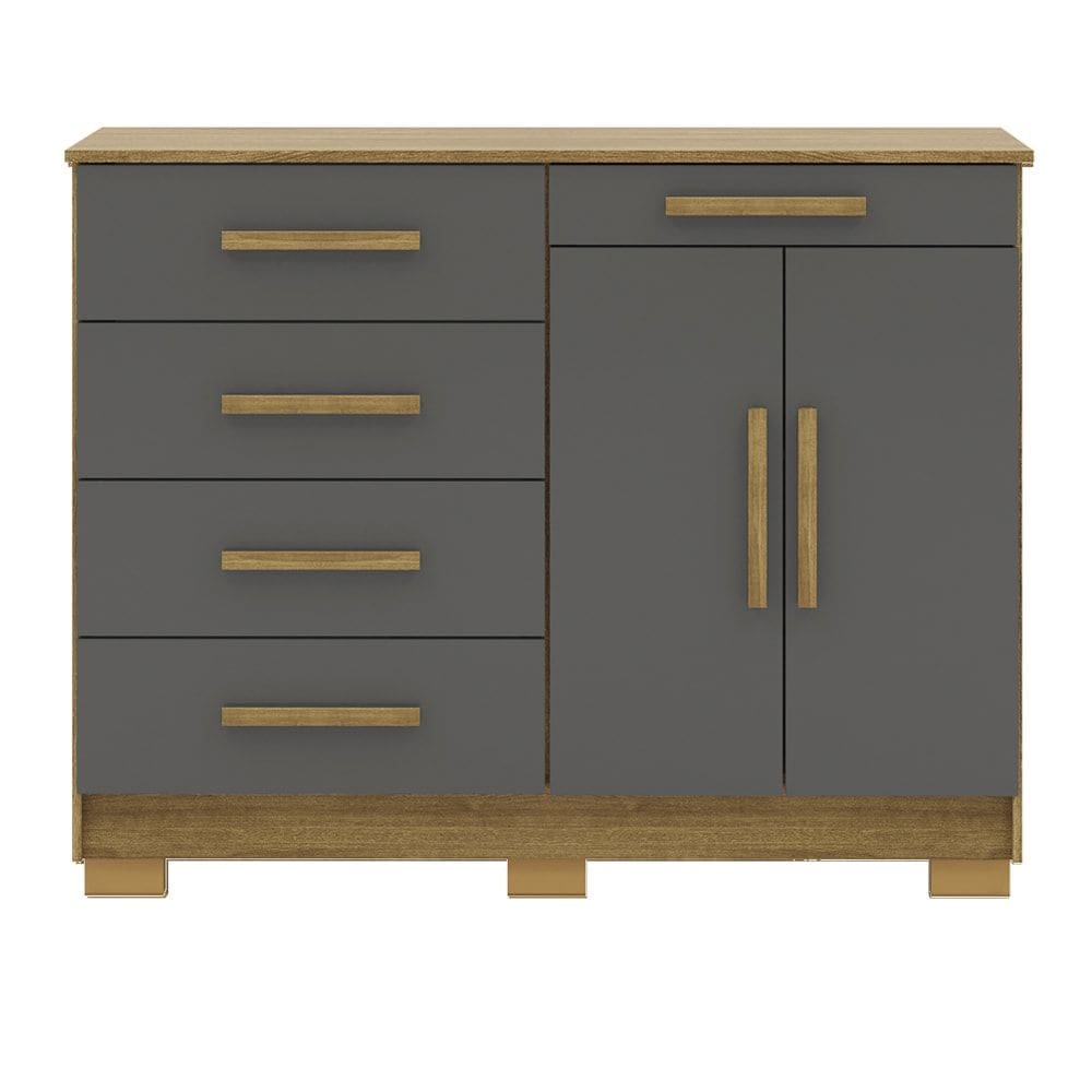 Comoda Sapateira 5G 2P 122 cm SIRI 20019 Nature Alasca VLR