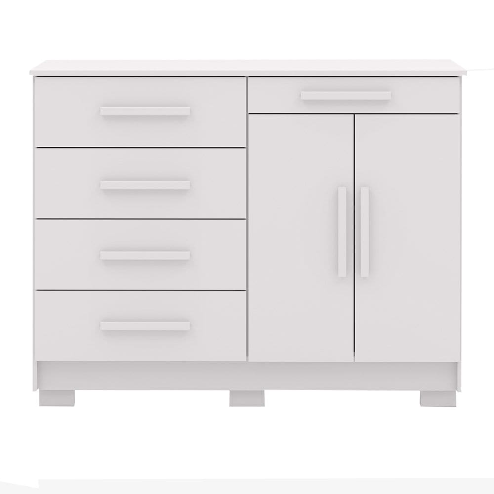 Comoda Sapateira 5G 2P 122 cm SIRI 20019 Branco VLR