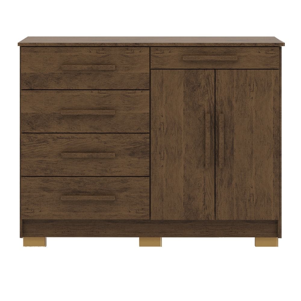 Comoda Sapateira 5G 2P 122 cm SIRI 20019 Imbuia VLR