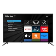 Smart TV 49” Philco Led 4K Roku TV Borda Infinita P49ERA