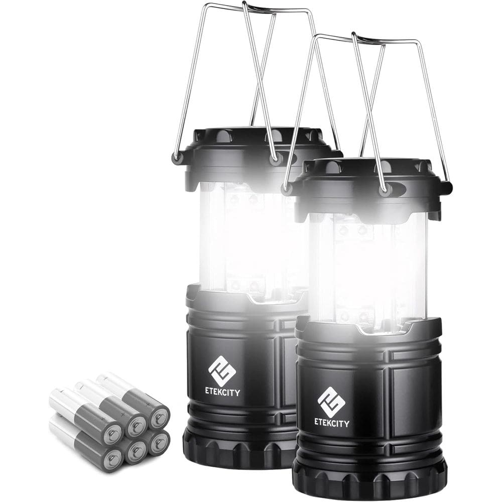 Lanterna Etekcity Camping Essentials Lights LED 154lm, pacote com 2