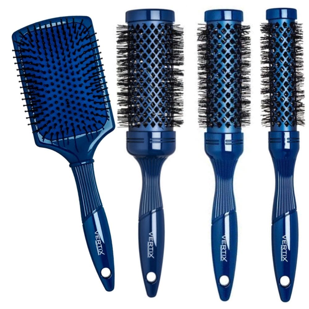 3 Escova Antibacteriana Ceramica 25/33/43mm+Raquete Vertix