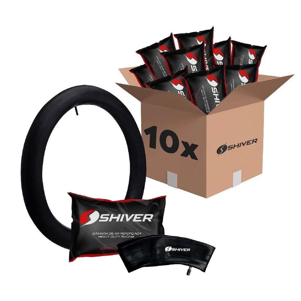 Câmara De Ar Pneu diant 17 Moto Honda biz (Kit 10 Unidades)