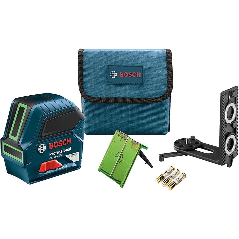 Nível de laser de linha cruzada autonivelante externo Bosch GLL75-40G