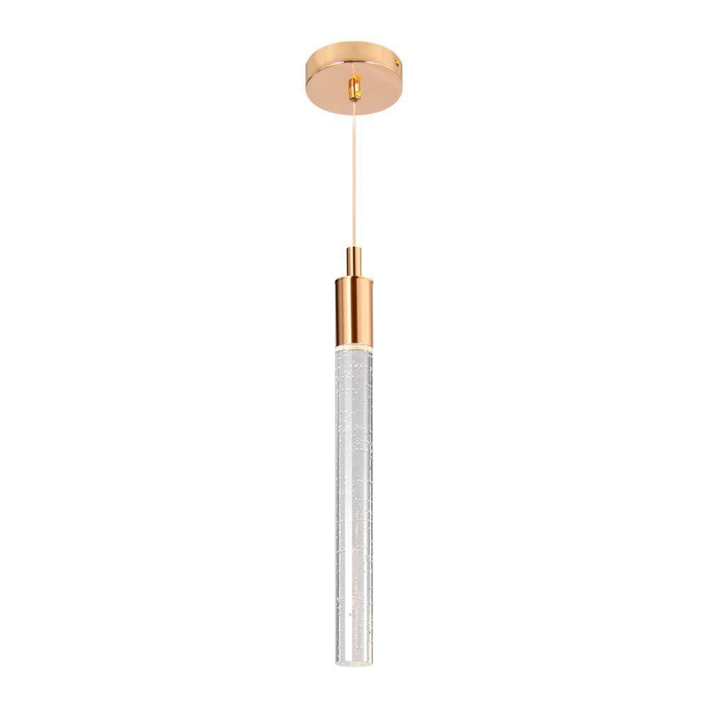 Lustre Pendente Nitrolux Ntl-004 Rose Gold Led Bivolt Rose Gold 5625
