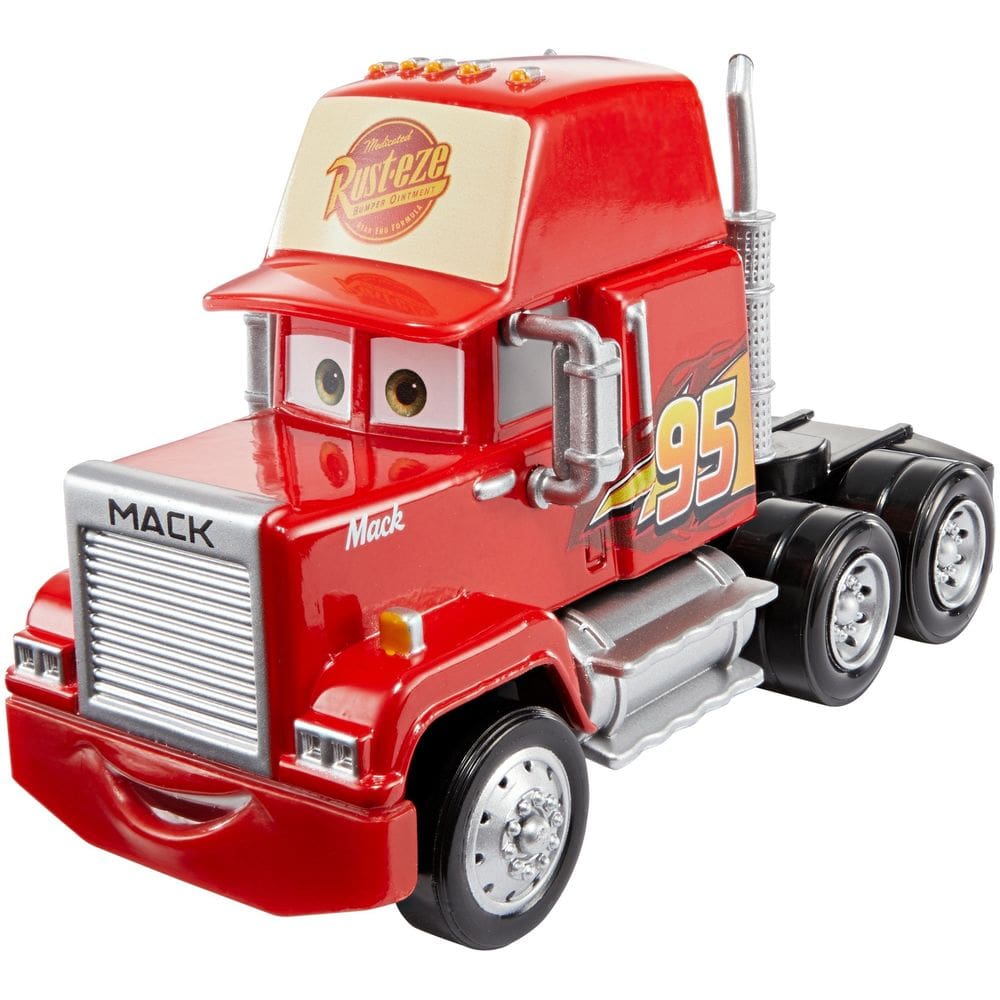Toy Disney Cars Deluxe Mack Die-cast em escala 1:55 para crianças