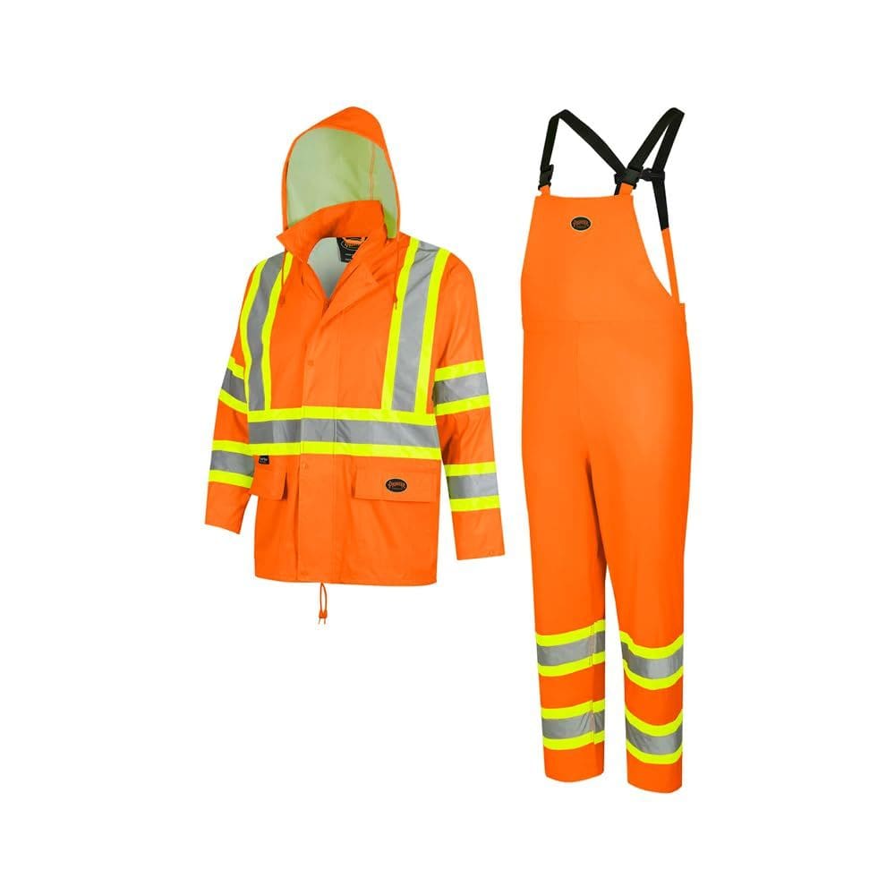 Roupa de chuva de segurança Pioneer Lightweight Waterproof Hi Vis