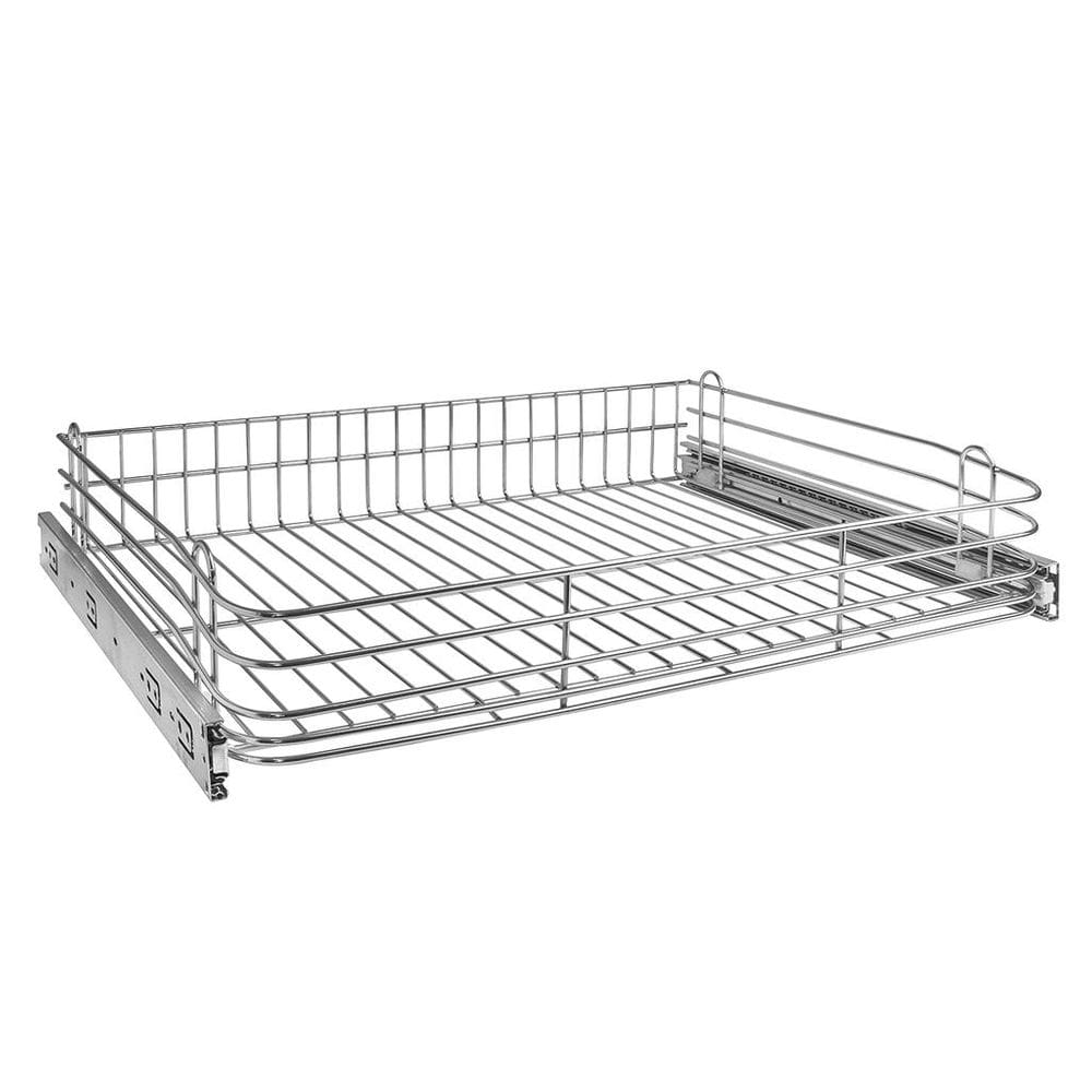 Gaveta Fruteira Deslizante Cromada 470x125x465mm Mód 500mm 7251